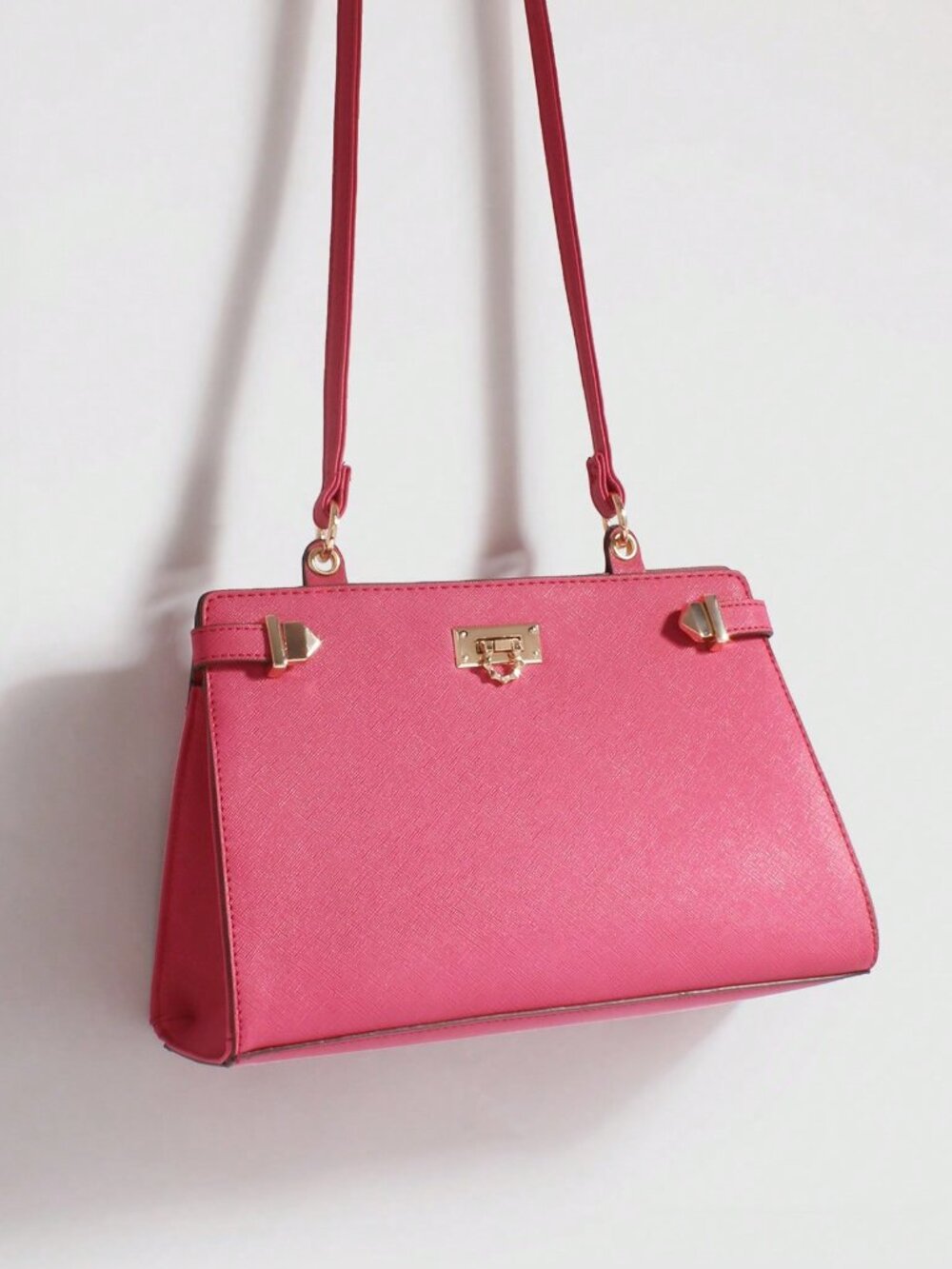 Hot Pink Elegant Women's Purse - Picture 3 of 5